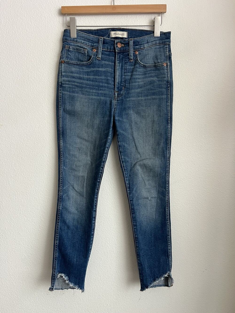 Madewell High Rise Skinny Jeans Women 27 Blue Denim